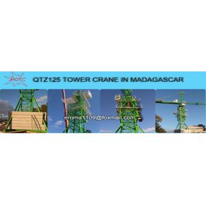 The Tower Crane QTZ125 6515 Building Construction Tools And Machine