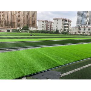50mm Stem Shape Artificial Football Pitches With Disease Resistance