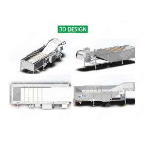 High Efficiency Vegetable Washing Machine Manual Big Size