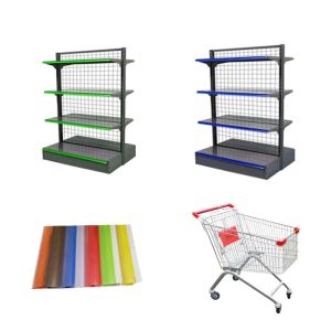 Customized Gondola Display Shelf Industrial Pharmacy Shop Supermarket Rack