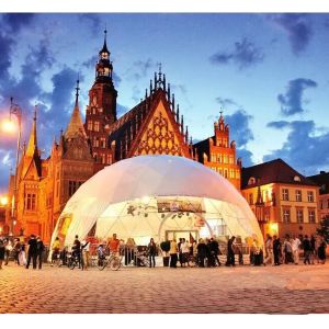 China Circus Inflatable Dome Tent Large Camping Tents With PVC Cover on sale