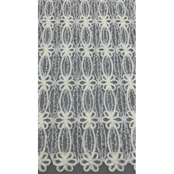 Leafy Corded Lace Fabric Luxary Breathe and Elegent Wedding Party Lace Fabric