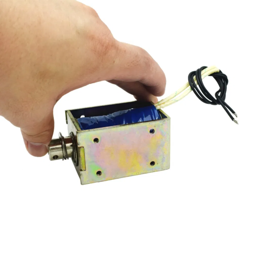 U1668 Solenoid manufacturers customize open-frame solenoids. Stroke 45n Force