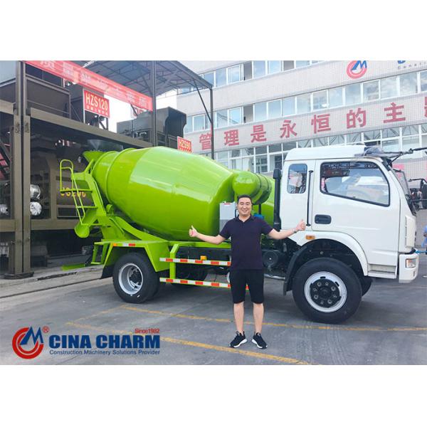 3m3 Small Concrete Mixer Machine Truck With Steady And Reliable To Slew
