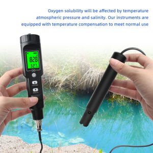Aquaculture 40.0mg/L Waterproof Dissolved Oxygen Meter
