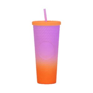 Collections Tumbler With Lid And Straw Insulated Double-Wall Acrylic Cup