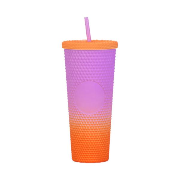 Buy Collections Tumbler With Lid And Straw Insulated Double-Wall Acrylic Cup at wholesale prices