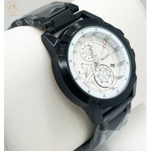 Men Fashion Watch Stainless Steel Strap Watch with Band Color Like The Picture