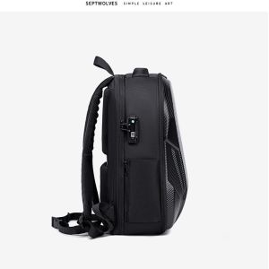 NEW BUSINESS BACKPACK DAILY COMMUTER BACKPACK MEN'S LARGE CAPACITY SHOCK