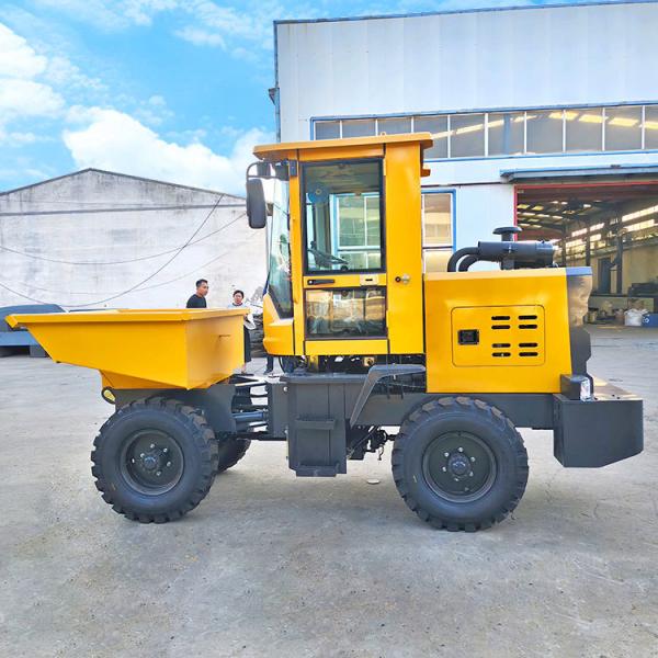Hot Sale 1ton 3ton 5ton Mini Wheeled Site Dumper Self Loading Drum Dumper