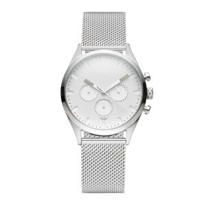 Quality Poliahsed silver stainless steel 3atm water resistant oem montre homme for sale