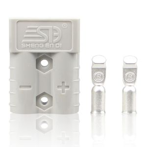 50 Quick 300mm Electric Wire Harness 600V Double Pole Connector