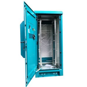 Waterproof Outdoor Telecom Cabinet , 40U Base Station Cabinet