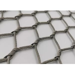 52mm 7*19 Silver Stainless Steel Wire Rope Mesh for Zoo Rope Netting