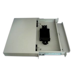 Sliding IP32 48FO Fiber Termination Patch Panel 24port