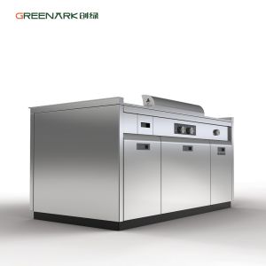 Commercial Teppanyaki Grill Table 20mm Alloy Steel 8000W
