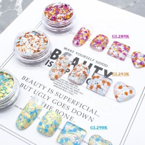 OEM Shiny Chunky Polyester Christmas Glitter Mix Powder Solvent Resistance