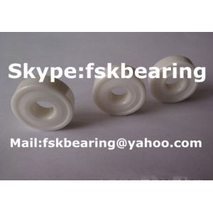 White Miniature Ceramic Skateboard Bearings Si3N4 ZRO2 Material