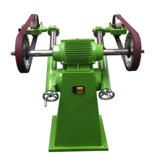 Smooth / Bright Semiautomatic Wheel Polishing Machine Clean Casting Riser 1100