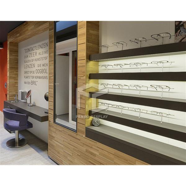Buy EPE Foam Eyewear Optical Shop Display Cabinets 16mm MDF Free Standing Rack at wholesale prices