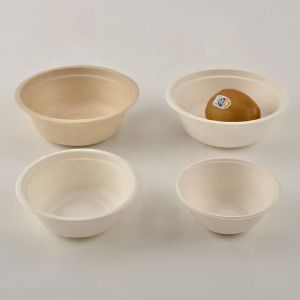 Customized Food Grade Biodegradable Disposable 1000ml 90mm Tall Sugarcane