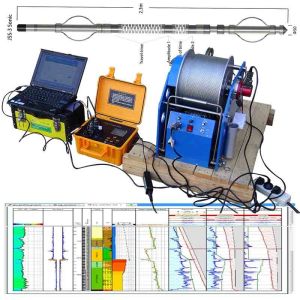 Automated Electric Borehole Logging System With Stainless Steel Cable