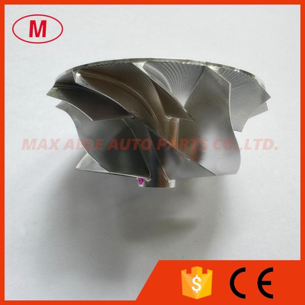 K04 5306-123-2218/0PB145702R 42.90/54.97mm 6+6 blades high performance aluminum 2618/milling /billet compressor wheel