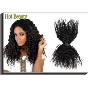5A Brazilian Virgin Hair Deep Curl Double Weft Hair Can Be Dyed And Bleached