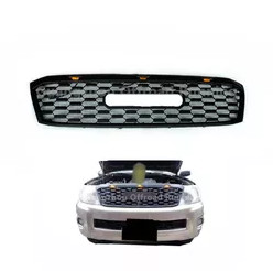 Titanium Hilux Vigo Front Grill With LED Lights