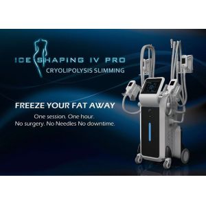 Quality UK hot four handles Cryolipolysis body shaping cool tech fat freezing machine with ISO Certificate for sale