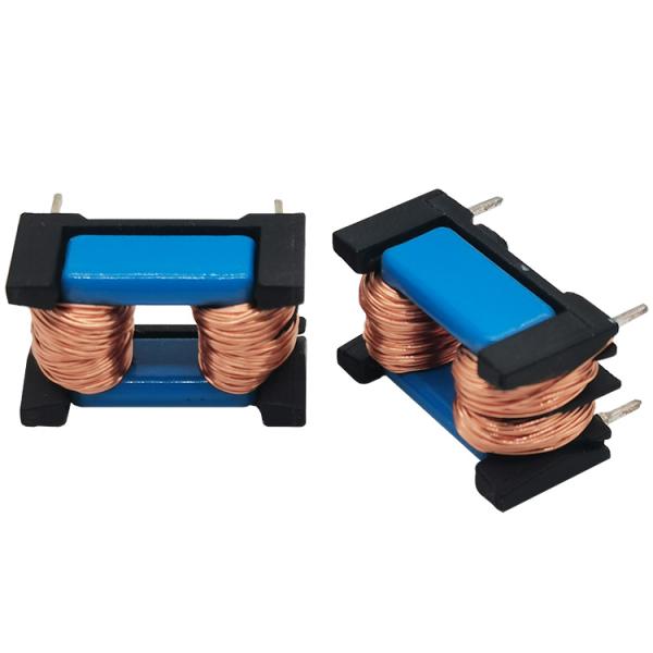 Toroidal nanocrystalline toroidal core differential mode choke coil inductor