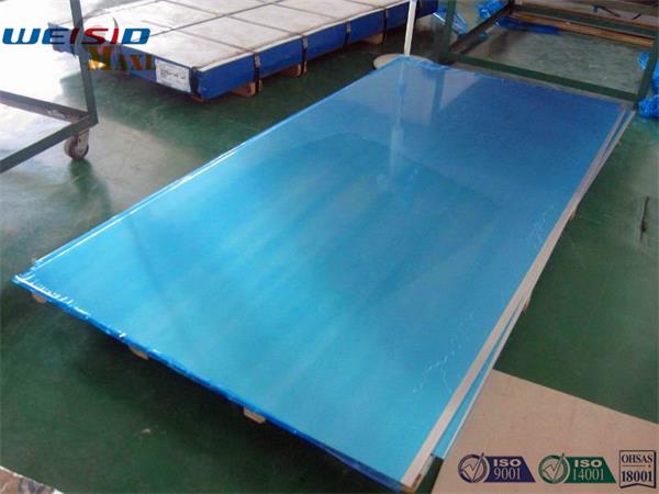 1000 3000 5000 Series Cast Rolled Hot Rolled Mill Finish Aluminium Sheets