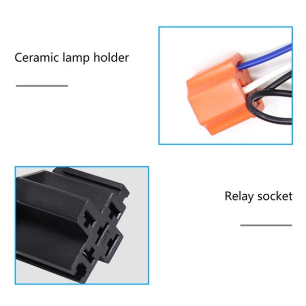 H4 LED Relay Automobile Wire Harness 12V/24V For Car Headlight