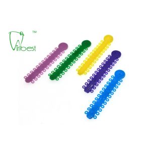 Rubber Chain Code Dental Orthodontic Ligature Ties