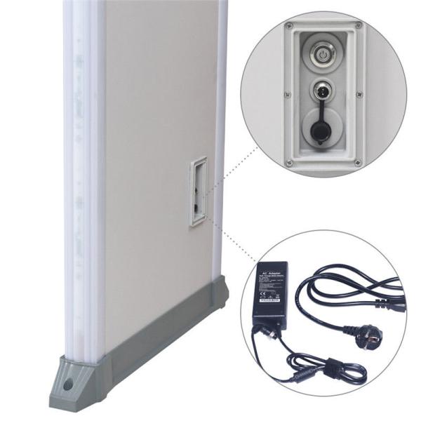 High Stability Walk Through Metal Detector Full Body 30 Watt With Mobile Control