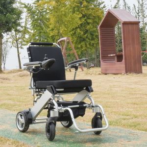 Lightweight Aluminum Foldable Power Electric Wheelchair Handicapped
