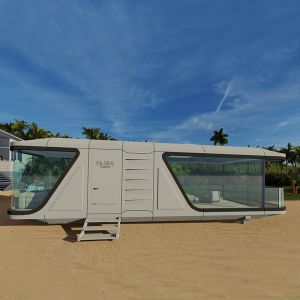 Prefabricated Capsule Tiny House Modern Container Capsule Mobile Home