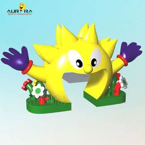 Commercial Promotional Custom Inflatable Advertising Sunflower Inflatable Arch