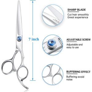 SUS440 7 Inch Dog Hair Thinning Scissors Shears