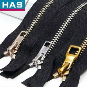 Quality #3 Steel Zippers Customizable 2 Way Closed End Zipper Durable for sale