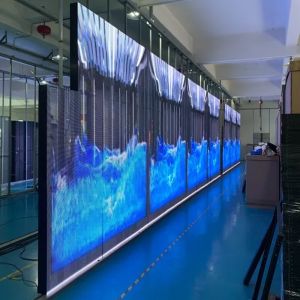 Flexible Transparent Glass LED Film Screen Advertising Display LED Wall Panel