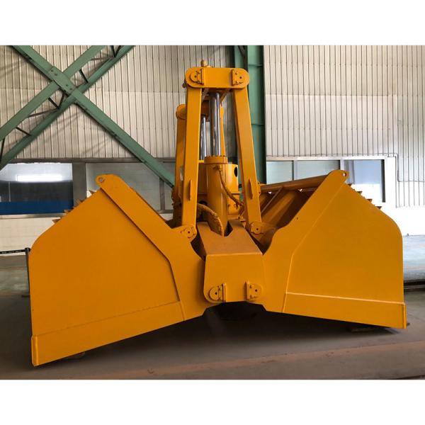 15 Cbm Mechanical Grab Bucket Wireless / Radio Steel Claw Cargo Remote Control