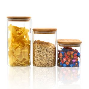 500ml Mildewproof Glass Pantry Storage Containers For Kitchen