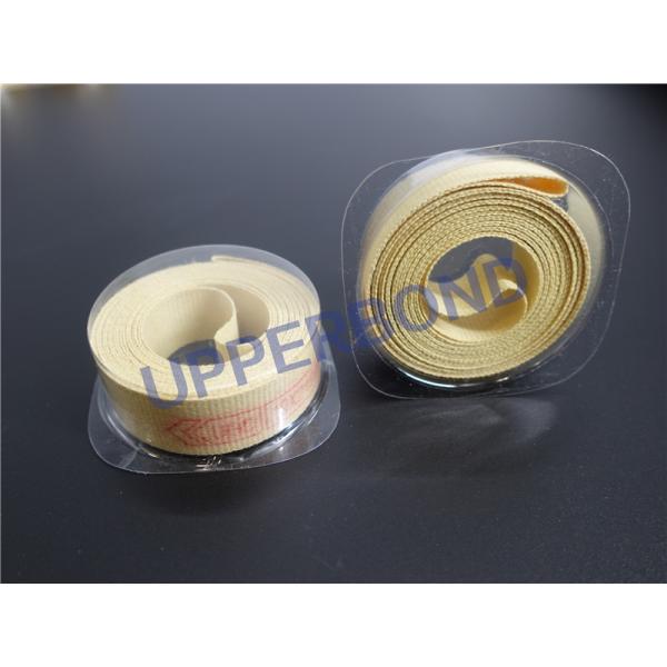 Buy Heat Resistant 3200m Yellow Garniture Tape For Cigarette Maker at wholesale prices