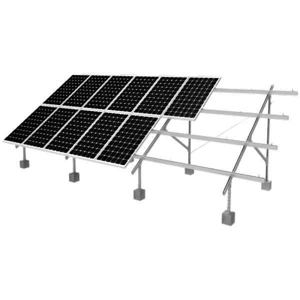 Customizable Aluminum Solar Mounting Brackets - Heavy-Duty Ground & Roof