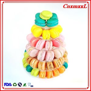 6 tier macaron tower wholesale macaron tower case macaron package