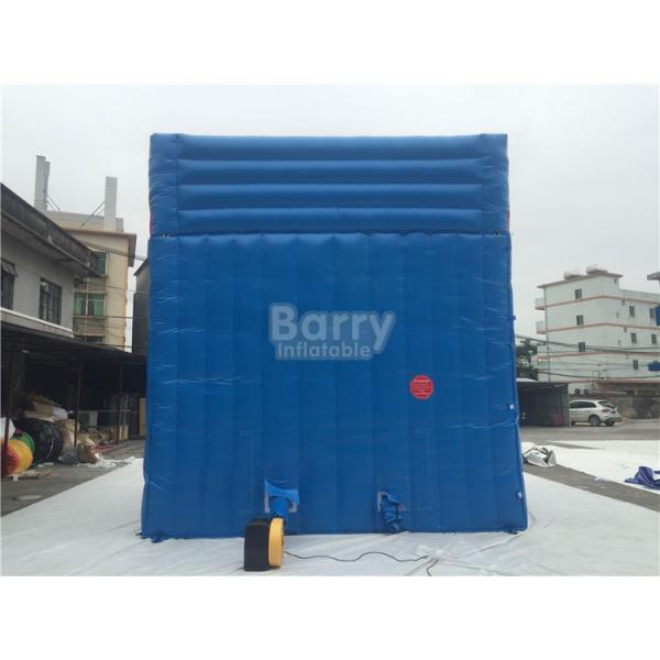 Small Single Lane Commercial Inflatable Slide On Land For Outdoor 7*5m