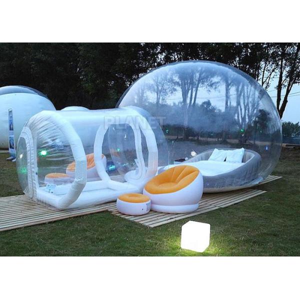 Buy Event Inflatable Bubble Hotel Water Resistance With Entrance Tunnel at wholesale prices