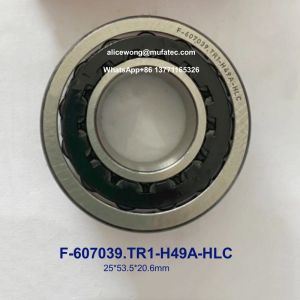 Quality F-607039.TR1-H49A-HLC Ford Motor Transmission Bearing Nylon Cage Taper Roller Bearings 25x53.5x20.6mm for sale