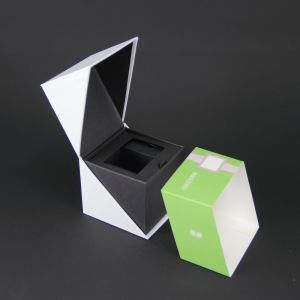 Lid and bottom printing paper cheap single watch box